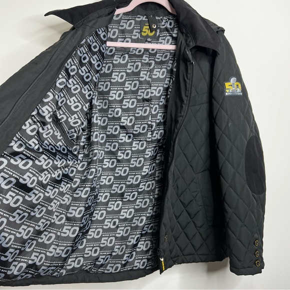 NFL Super Bowl 50 Golden Anniversary Quilted Winter Coat - Picture 8 of 14